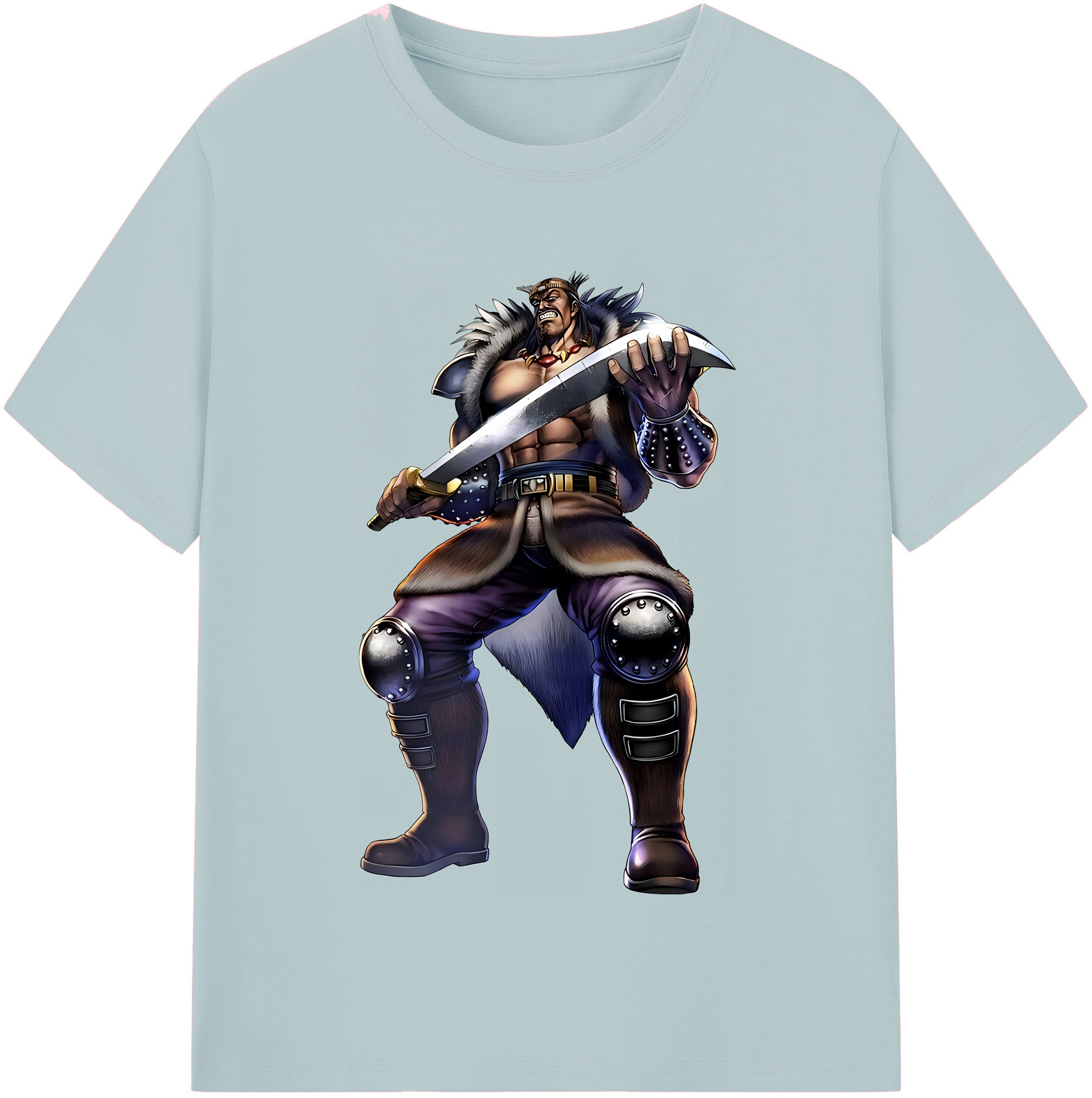 （画像用） 北斗の拳 Fist of the North Star 綿100％半袖Tシャツ（フロントプリント）
